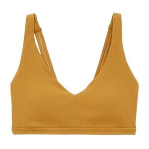 3/$30 - NEW OFFLINE by Aerie Ribbed Plunge Sports‎ Bra Honey Yellow Size L